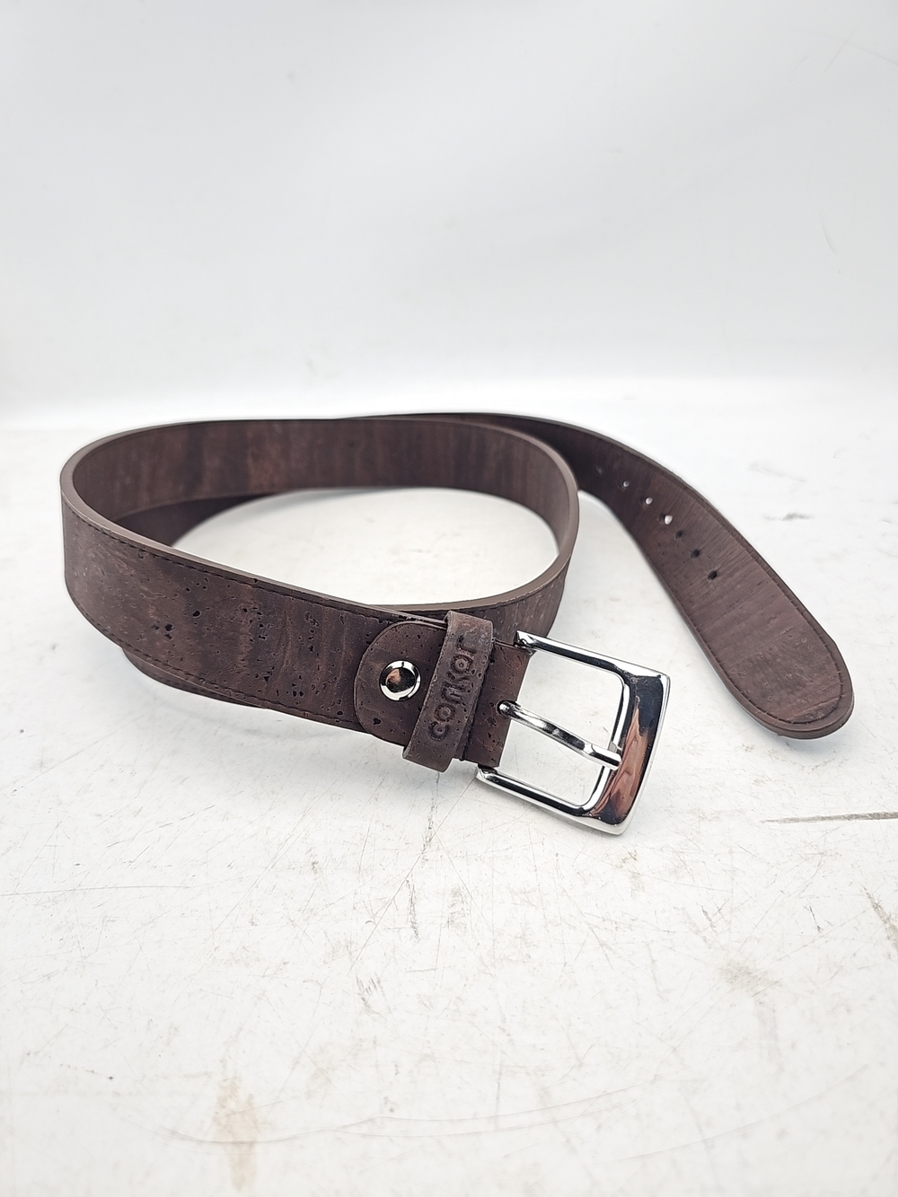 Corkor Vegan Brown Cork Belt